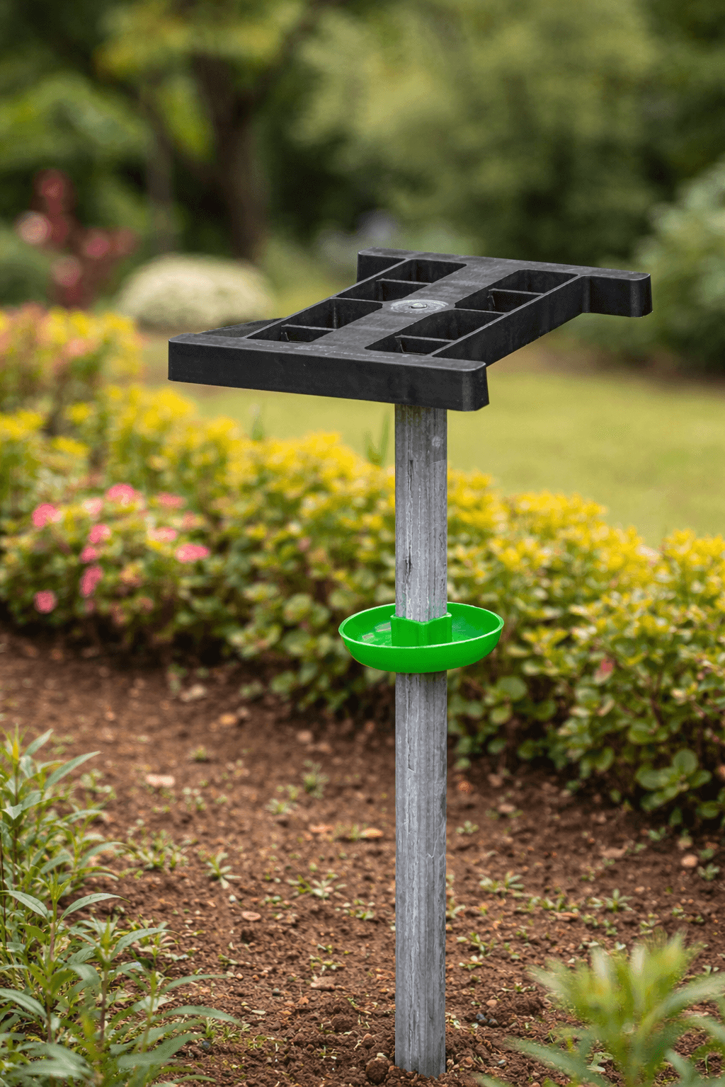 Stingless Bee Hive Stand with Metal Pole & Ant Guard