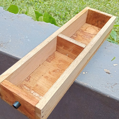 Wooden Stingless Honey Bee Box – Empty Beehive for Colony Setup Mantra Herbs