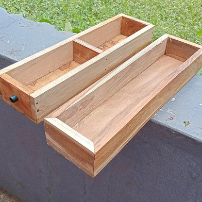 Wooden Stingless Honey Bee Box – Empty Beehive for Colony Setup Mantra Herbs