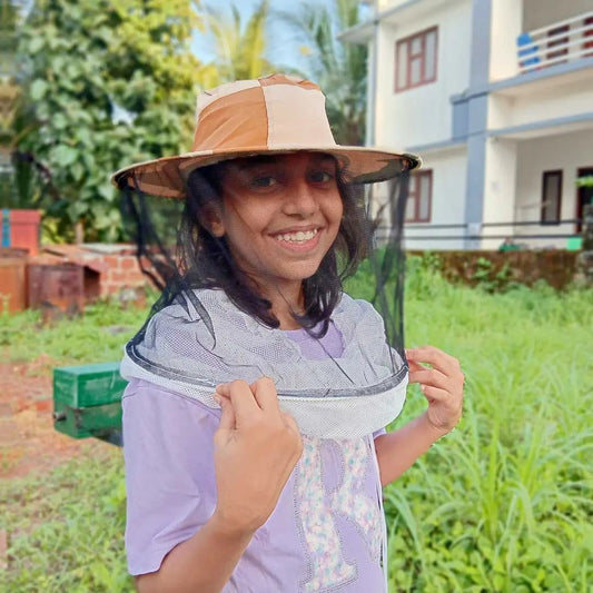 Protective Bee Veil – Safe Beekeeping Gear for Home & Farm Mantra Herbs
